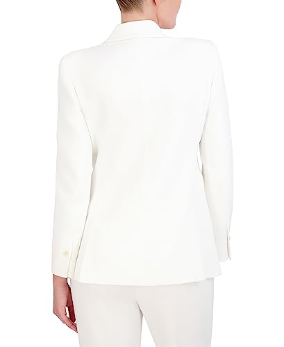 BCBGMAXAZRIA Women's V-Neck Long Sleeve Blazer with Button Closure