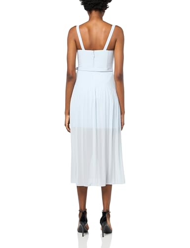 BCBGMAXAZRIA Women's Sleeveless Sweetheart Midi Day Dress