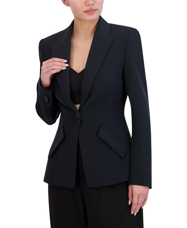 Women's Slim Fit V-Neck Blazer Jacket